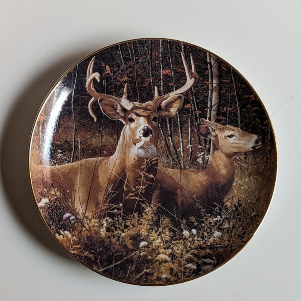 Vintage 1992 Fall Retreat, Pride of the Wilderness, plate by Bob Travers - Picture 2 of 9